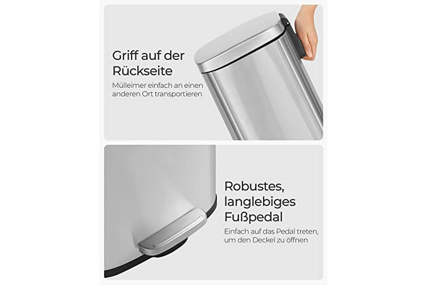 Songmics LTB03NL 30L Trash Can-7