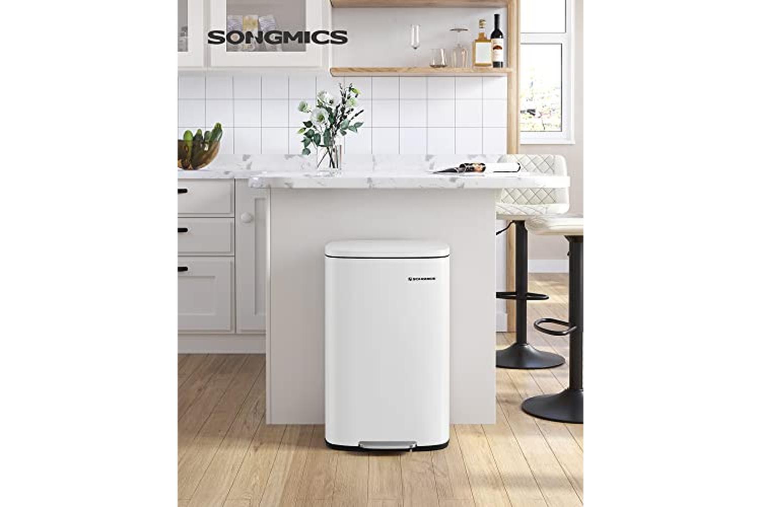 Songmics LTB101W01 50L Rubbish Bin-2