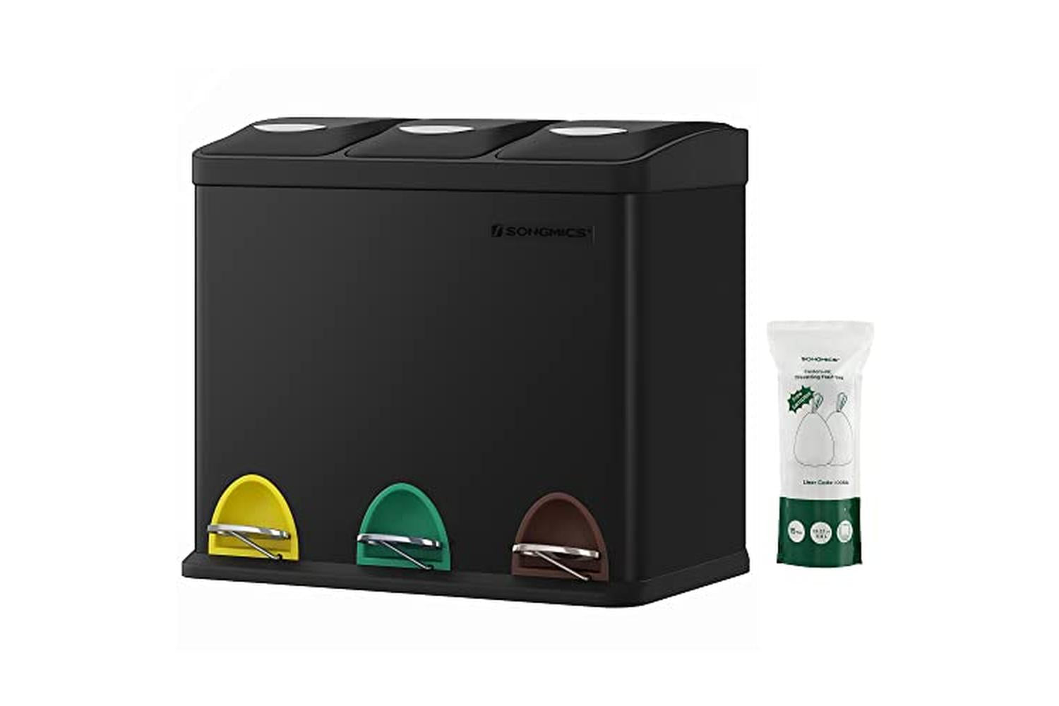Songmics LTB24BK Garbage Can | 24 L