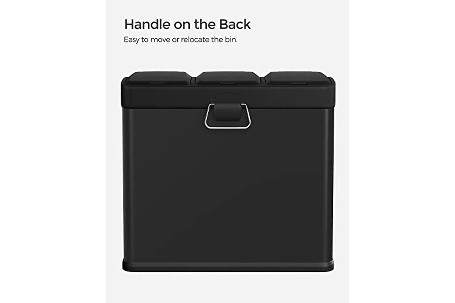 Songmics LTB24BK Garbage Can | 24 L-6