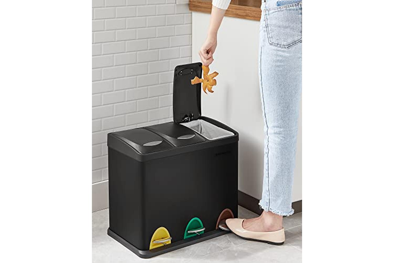 Songmics LTB24BK Garbage Can | 24 L-7