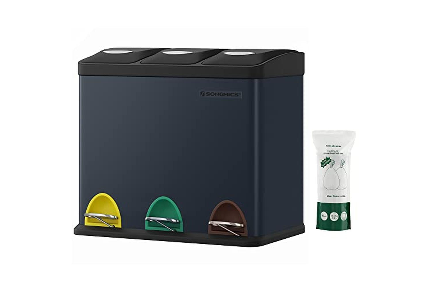 Songmics LTB24GS Garbage Can for Kitchen