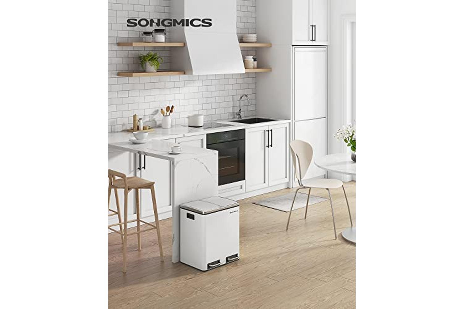 Songmics LTB30WT Garbage Can | 30 L-2
