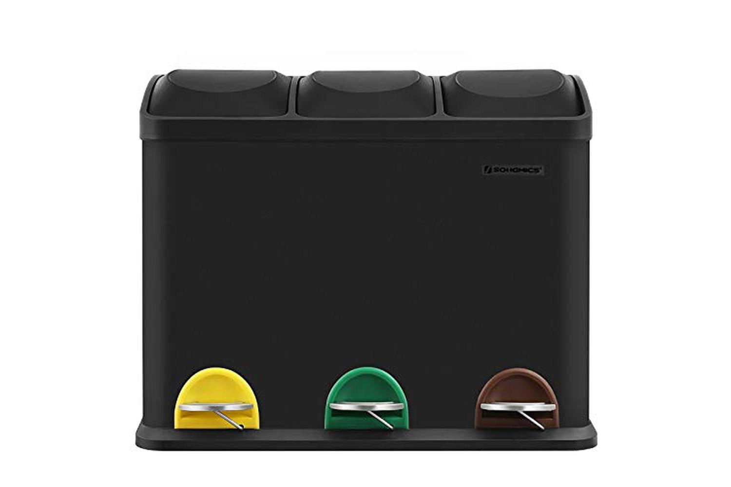 Songmics LTB45B Sorting Bin with 3 Compartments | 45 L-7
