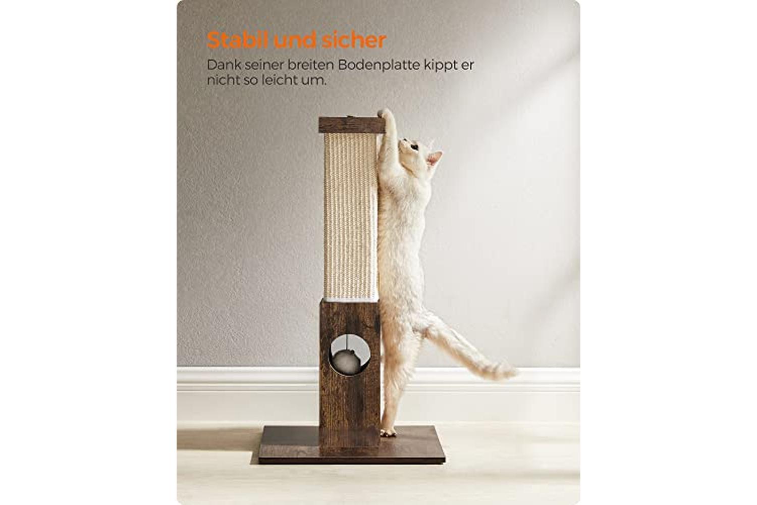 Feandrea PCA021X01 Scratching Post with Toys-4