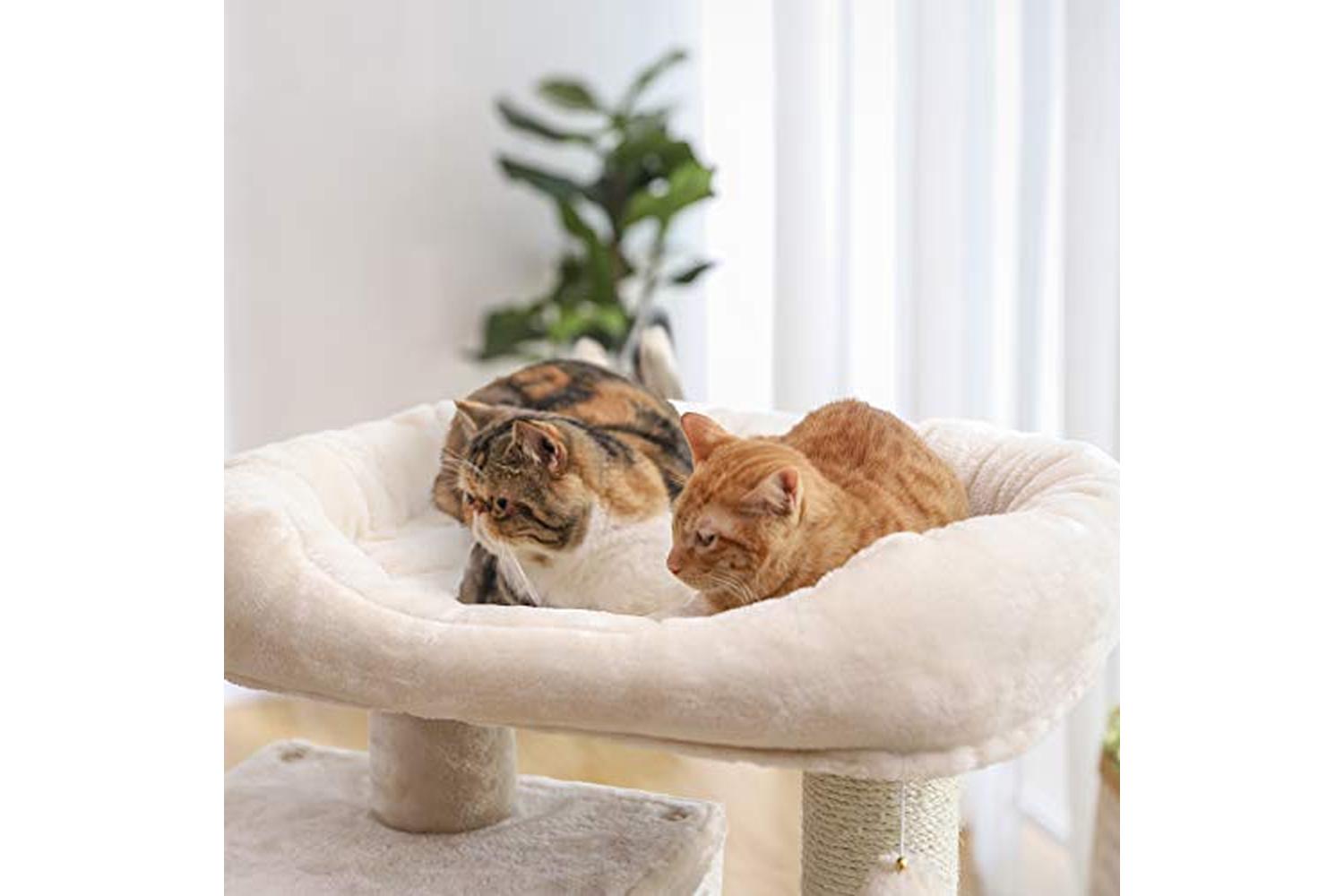 Feandrea PCT01M Scratching Post Thick Posts Beige-3