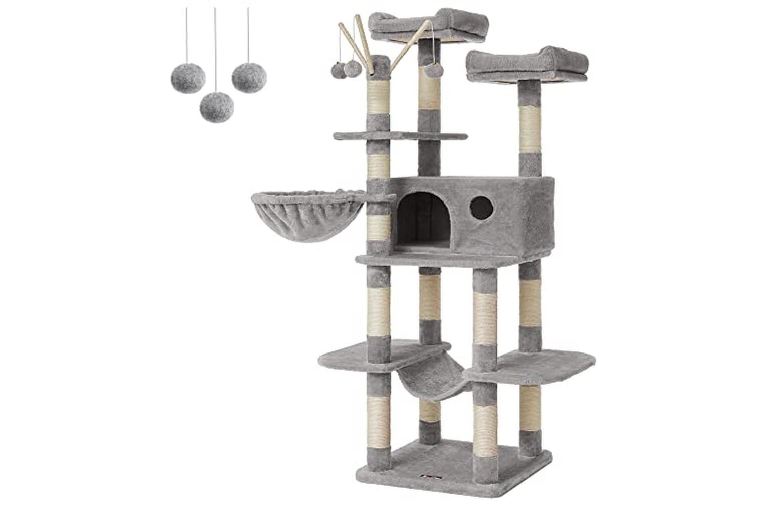 Feandrea PCT087W01 Scratching post | Light Gray