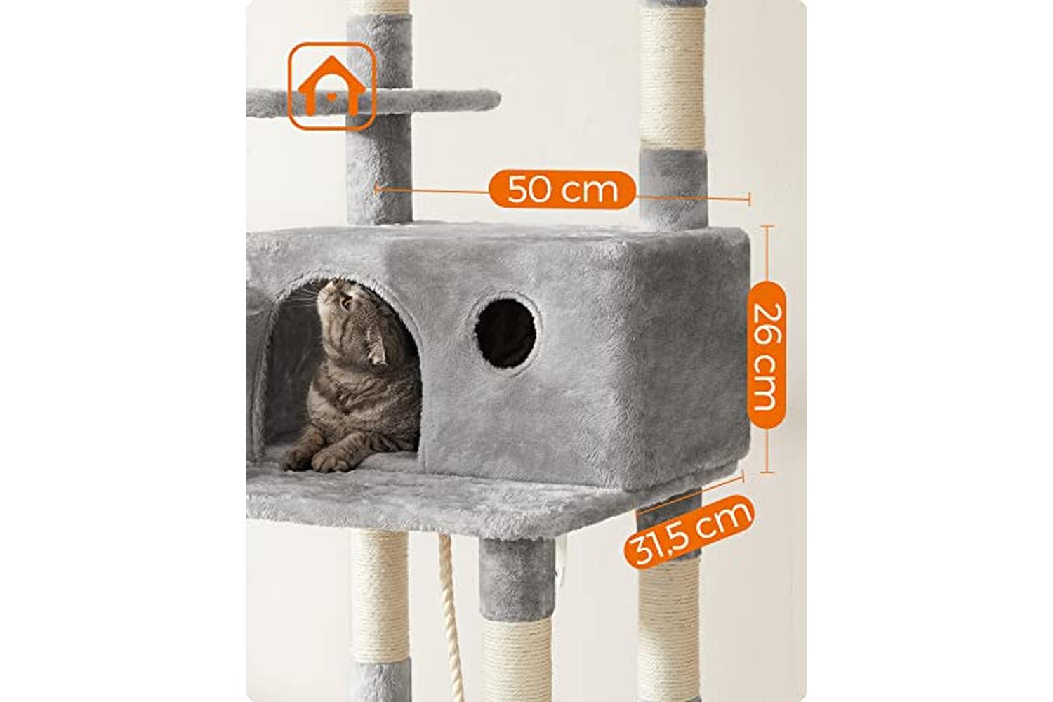 Feandrea PCT087W01 Scratching post | Light Gray-6