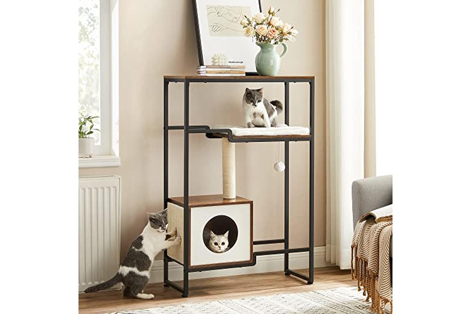 Feandrea PCT112X01 Cat Tree | Rustic Brown-3