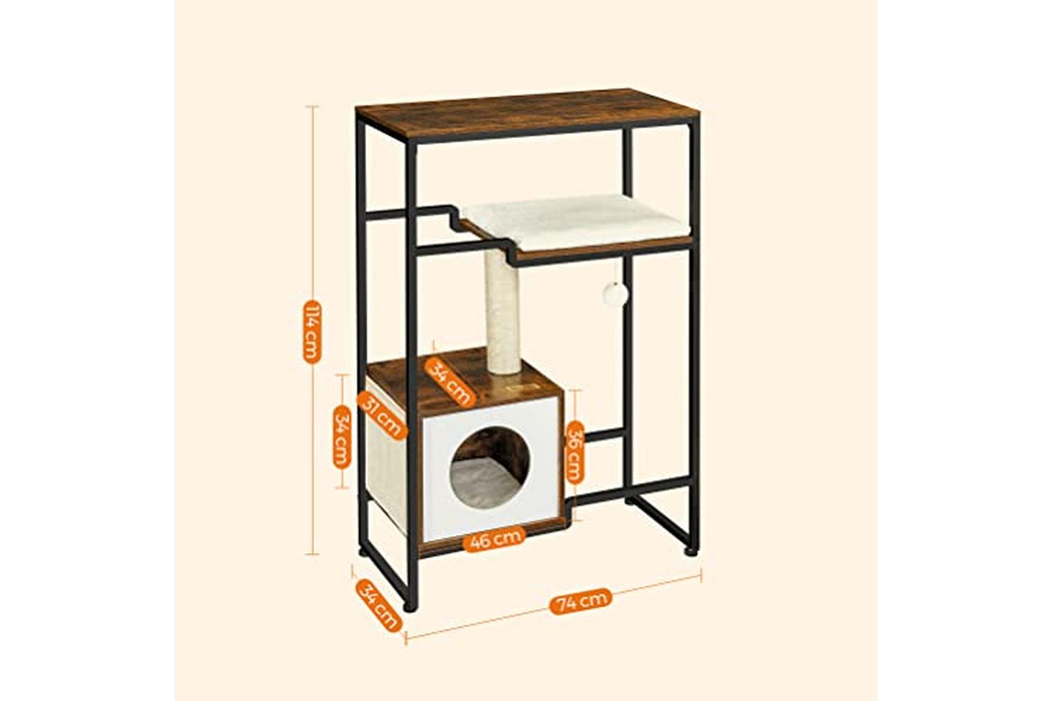 Feandrea PCT112X01 Cat Tree | Rustic Brown-4