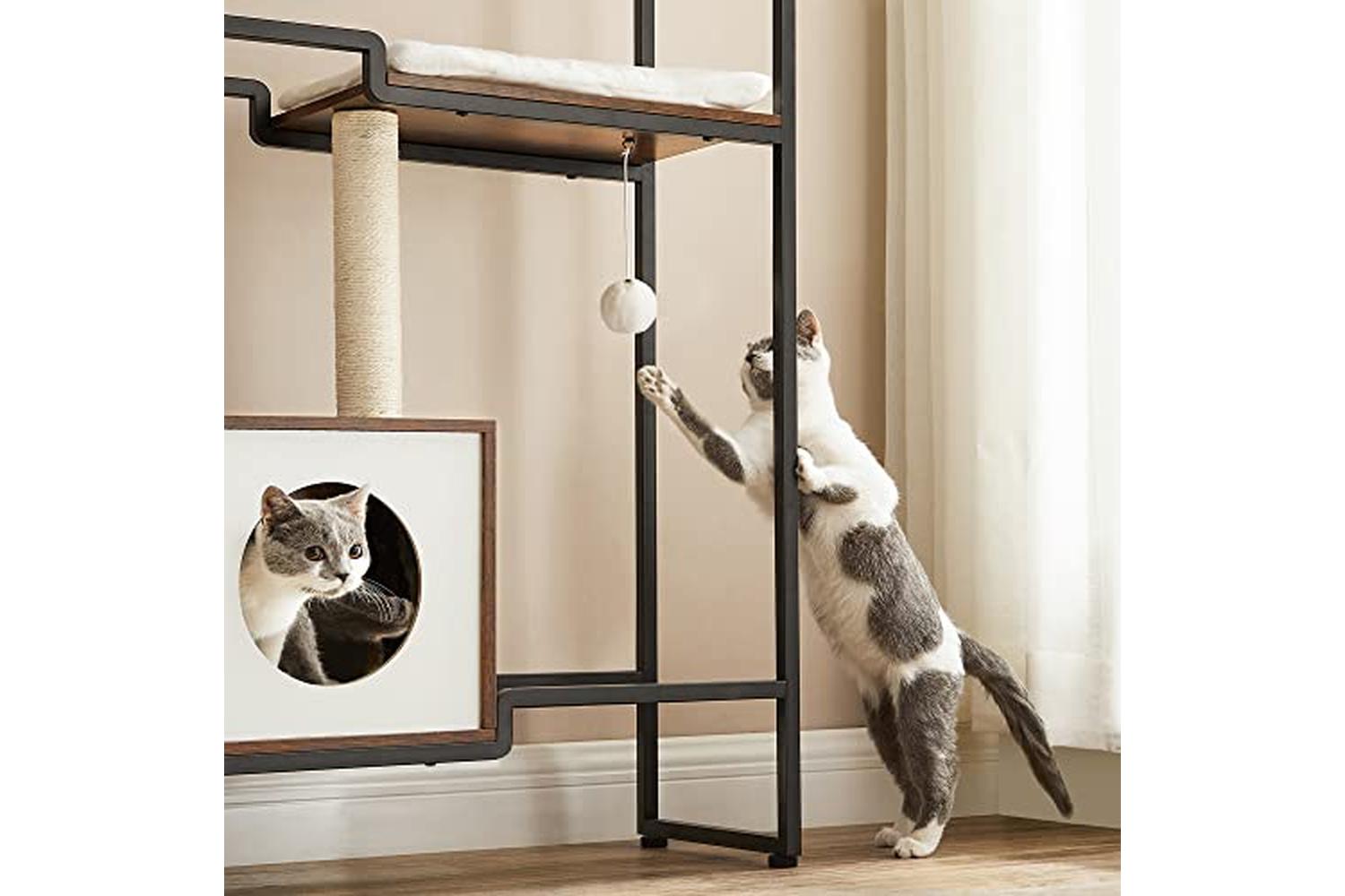 Feandrea PCT112X01 Cat Tree | Rustic Brown-6
