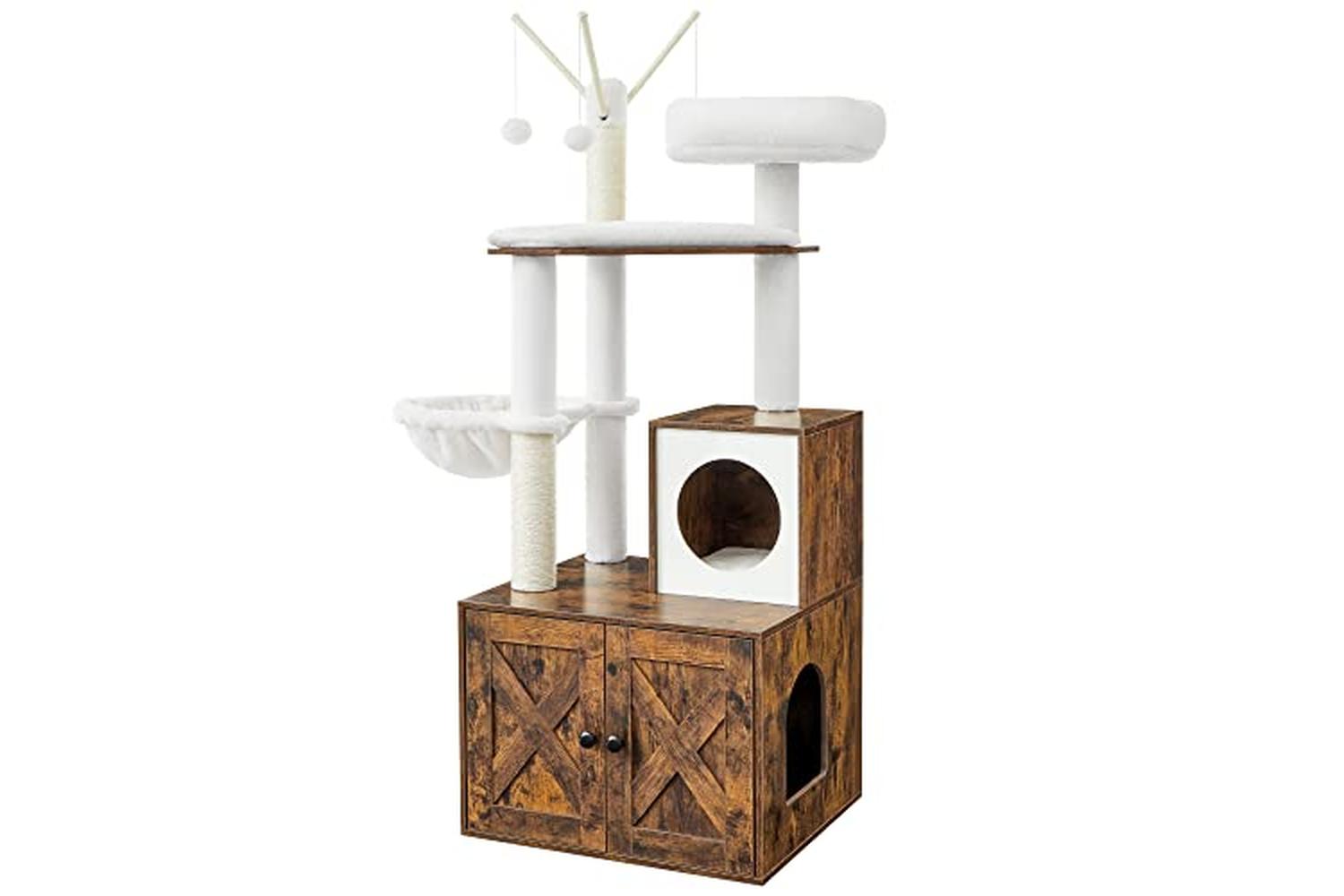 Feandrea PCT113X01 Cat Tree | Rustic Brown