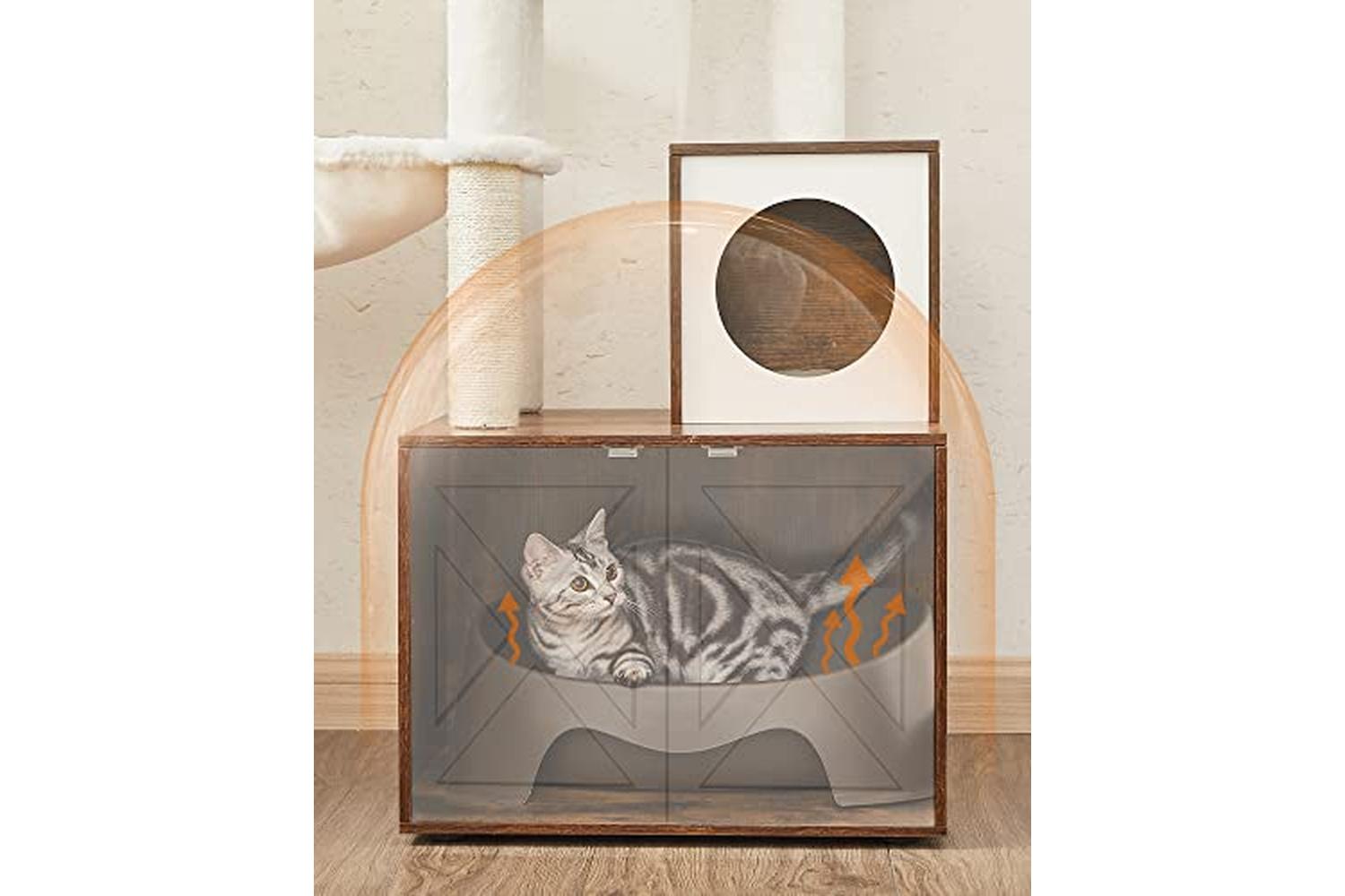 Feandrea PCT113X01 Cat Tree | Rustic Brown-4
