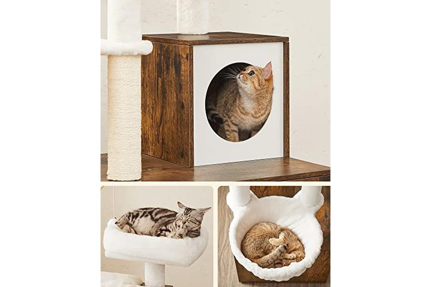 Feandrea PCT113X01 Cat Tree | Rustic Brown-6