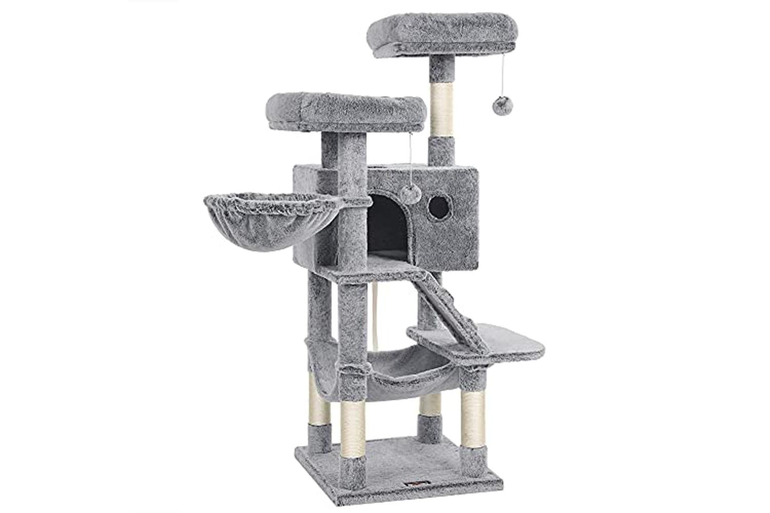 Feandrea PCT162W01 Scratching Post Cat Tree with Platforms