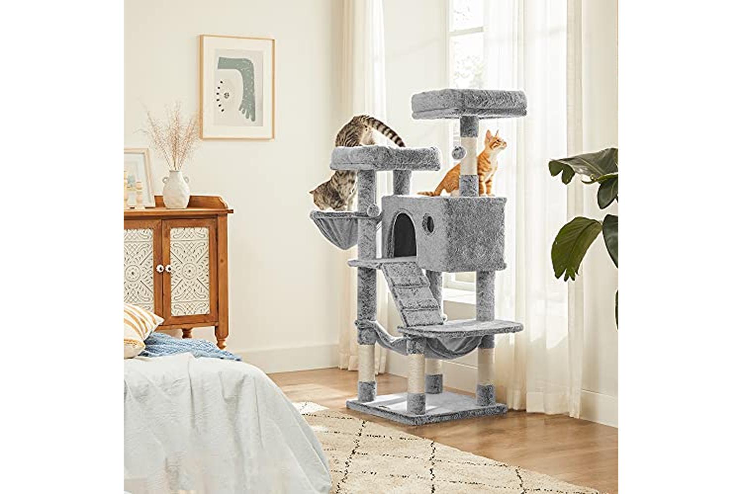 Feandrea PCT162W01 Scratching Post Cat Tree with Platforms-3