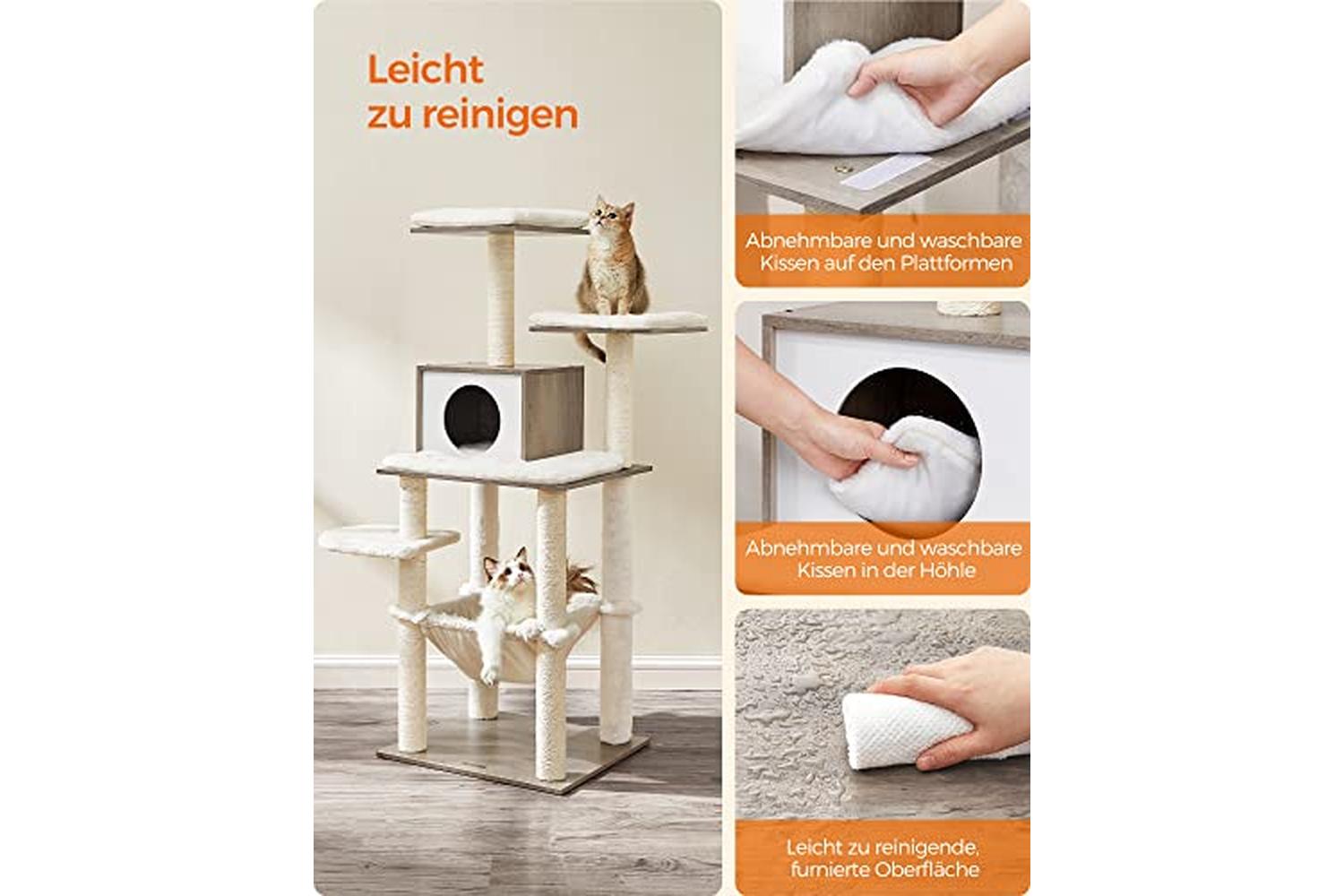 Feandrea PCT164G01 Cat Tree with Platforms-3