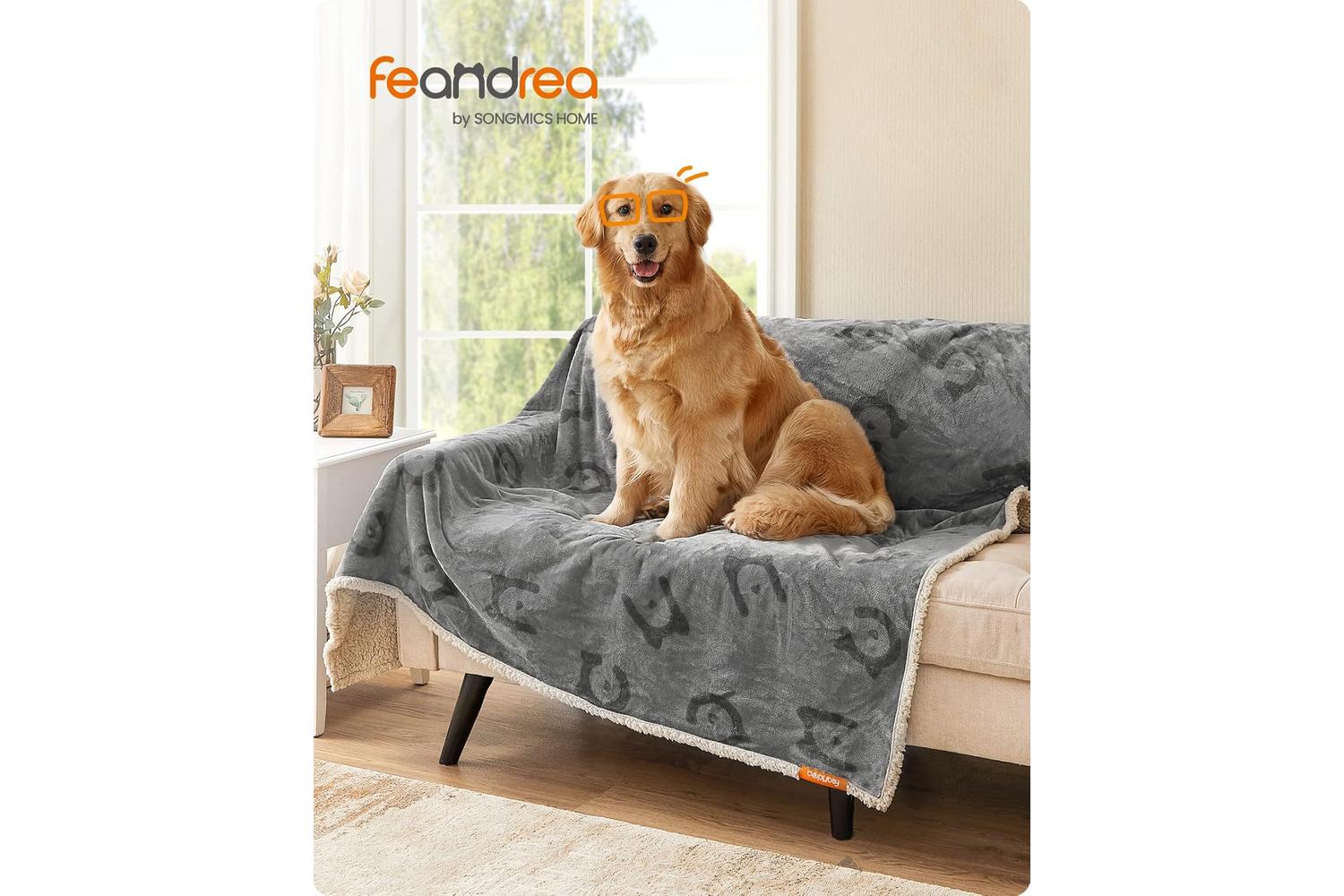 Feandrea PPB080G01 Waterproof Dog Blanket 80" x 60"-2
