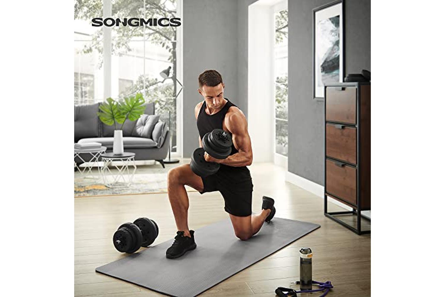 Songmics SYL20HV1 Dumbbell Set | Black-2