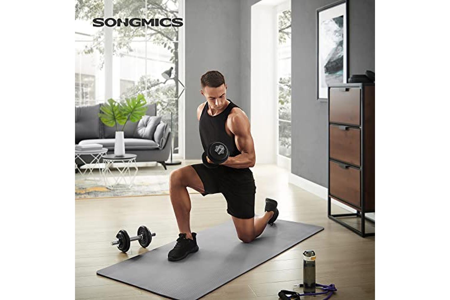 Songmics SYL20LBKV1 Cast Iron Dumbbell Set-3