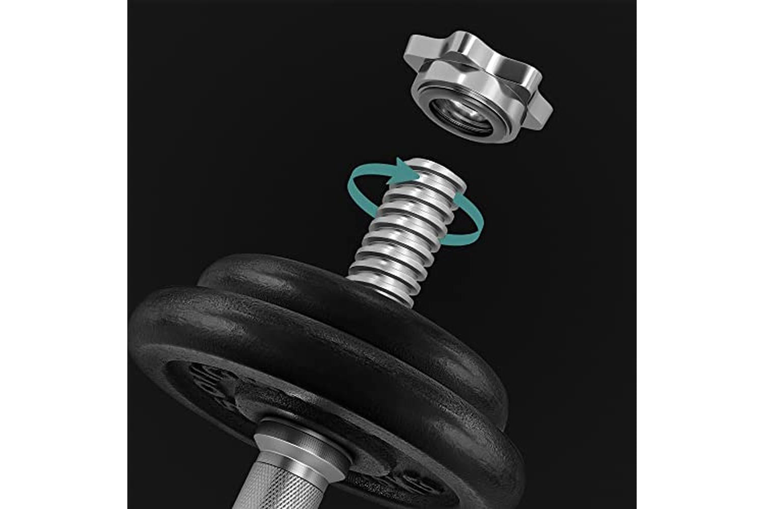 Songmics SYL20LBKV1 Cast Iron Dumbbell Set-7