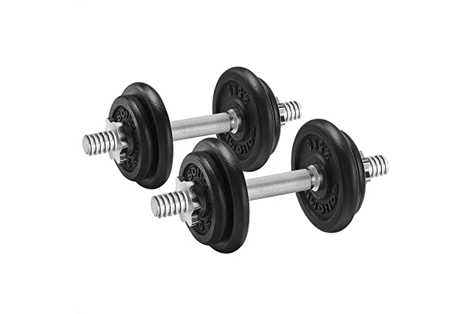 Songmics SYL20T Cast Iron Dumbbell | Black
