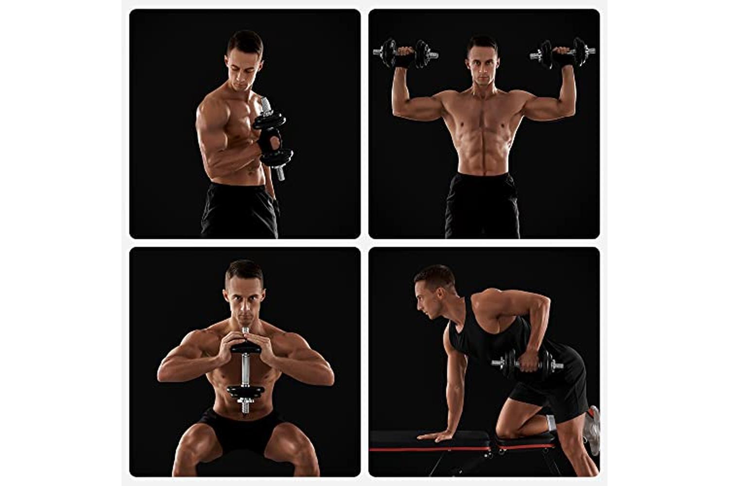 Songmics SYL20T Cast Iron Dumbbell | Black-4