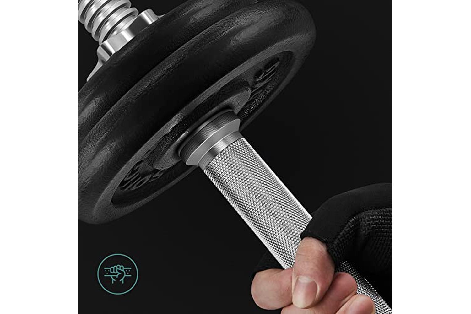 Songmics SYL20T Cast Iron Dumbbell | Black-7