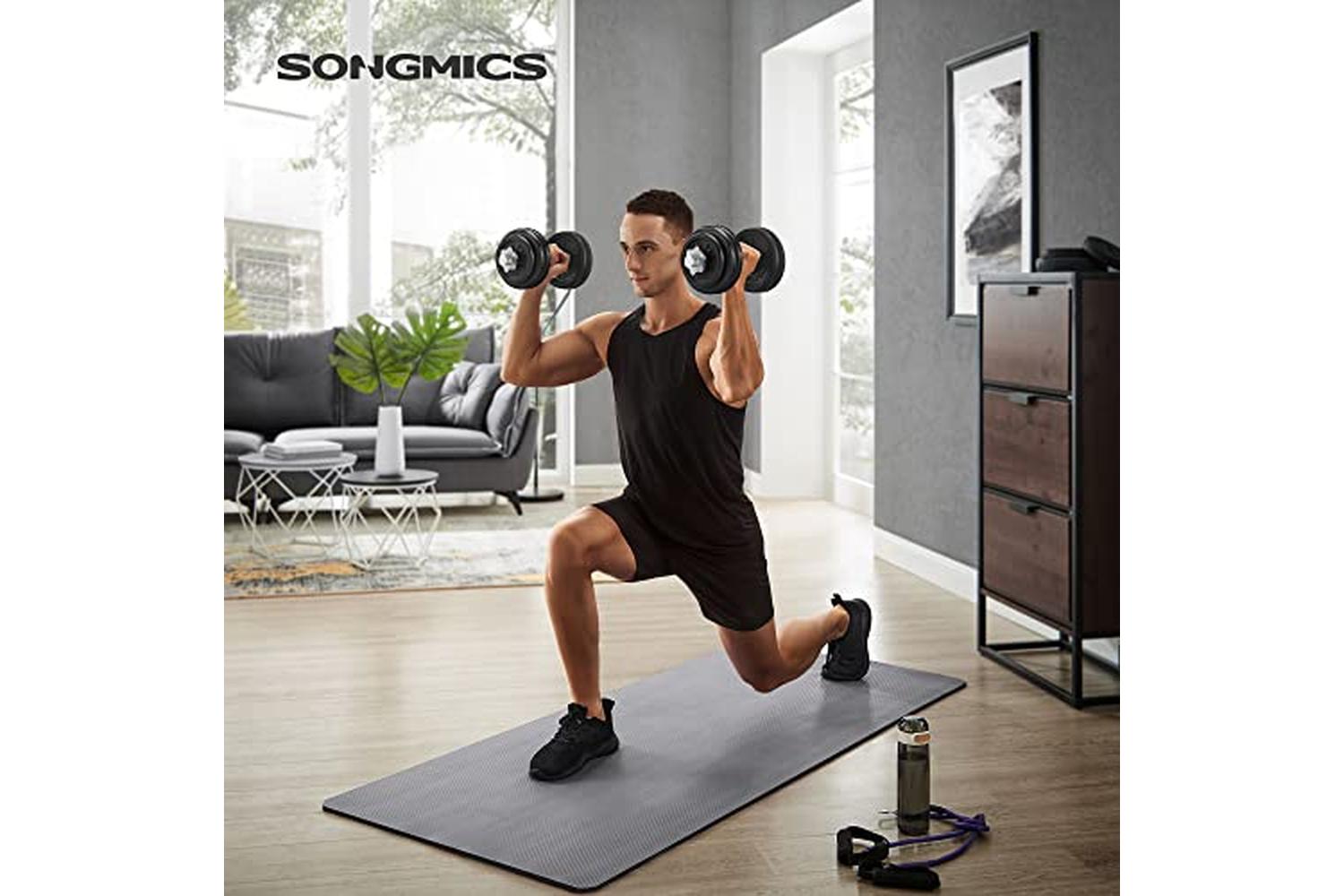 Songmics SYL30LBK Adjustable Dumbbell Set-3