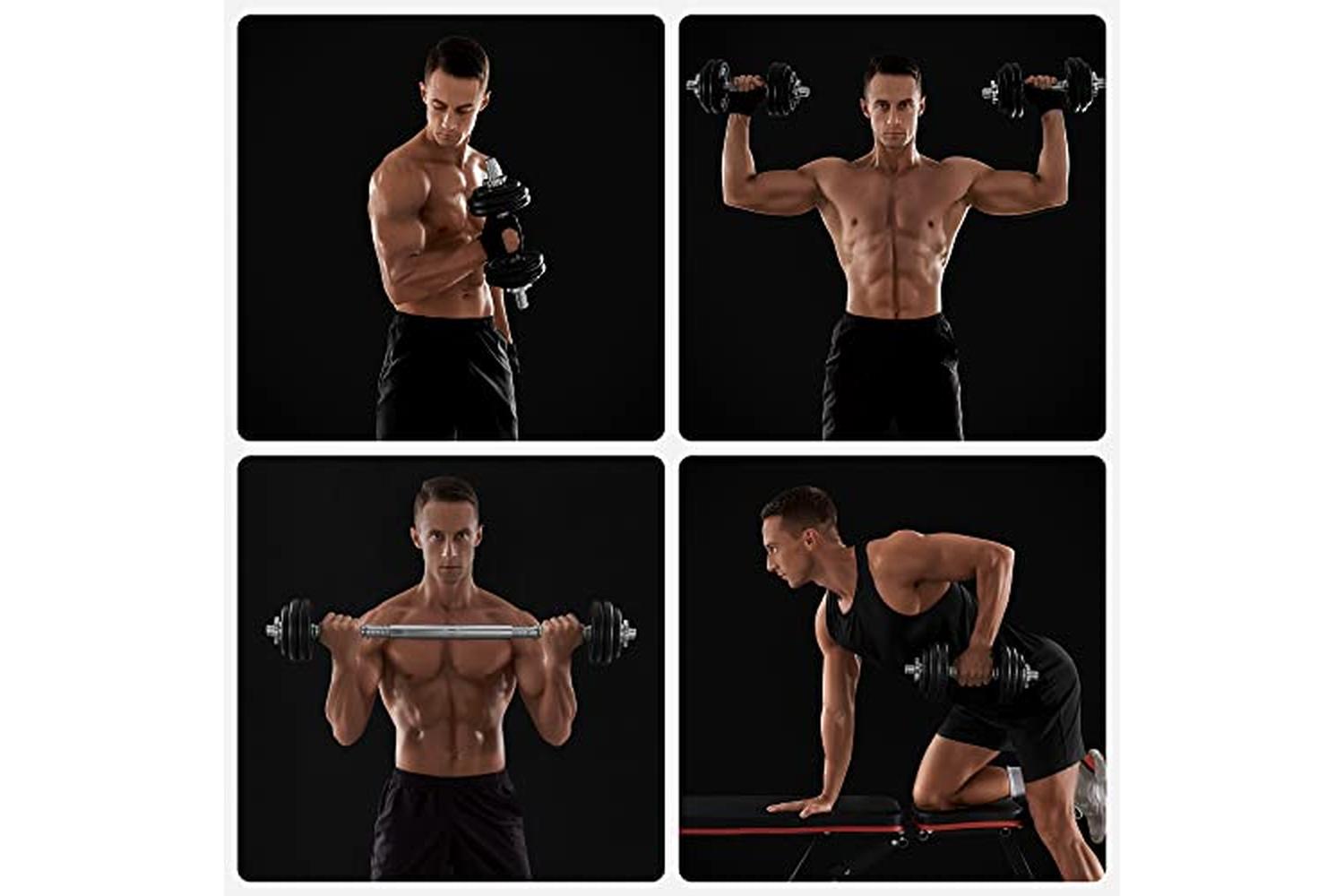 Songmics SYL30LBK Adjustable Dumbbell Set-4