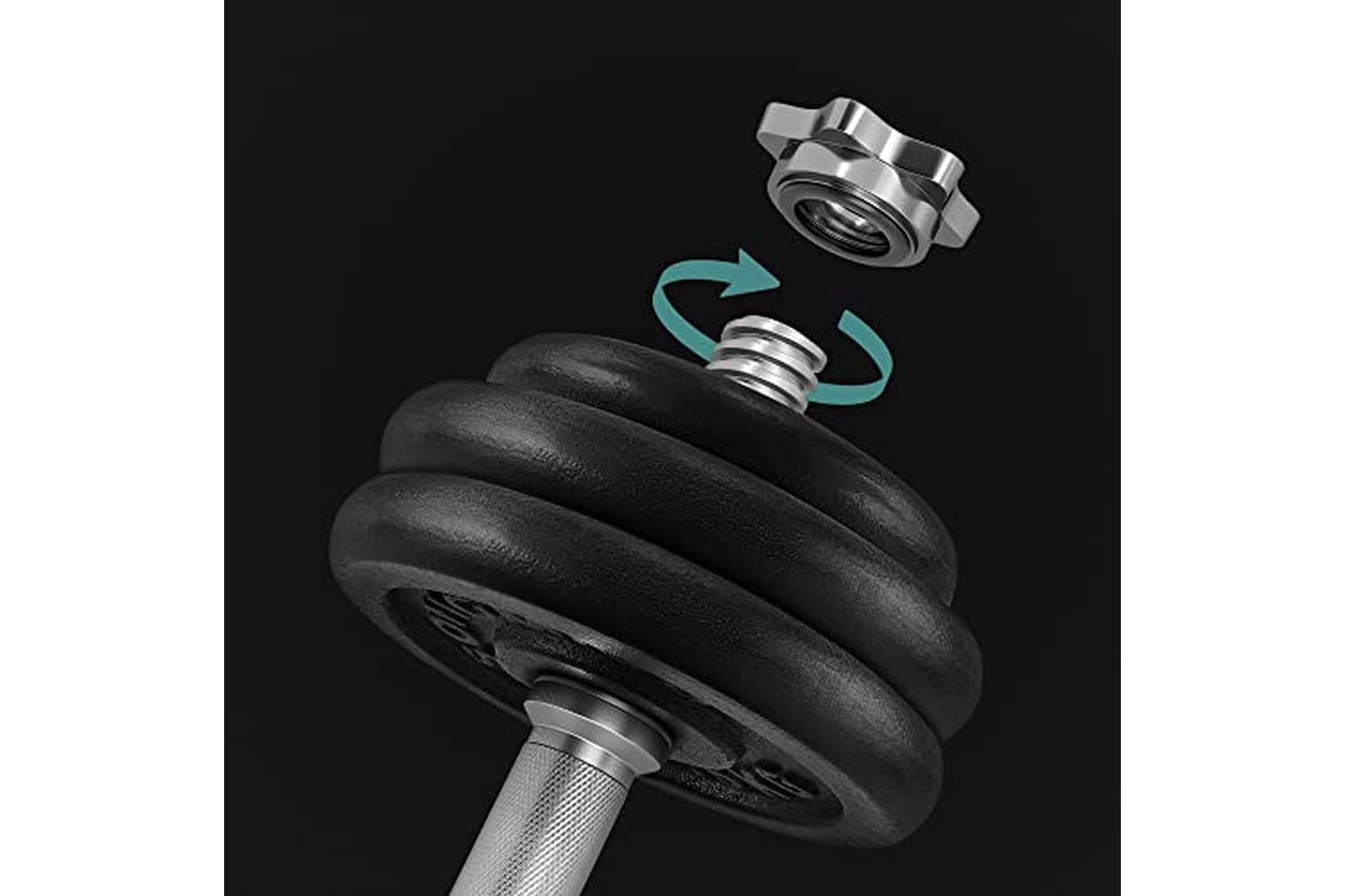 Songmics SYL30LBK Adjustable Dumbbell Set-5