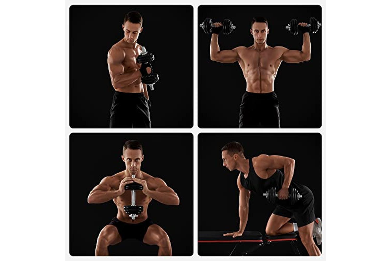 Songmics SYL30T Cast iron Dumbbell Set-4