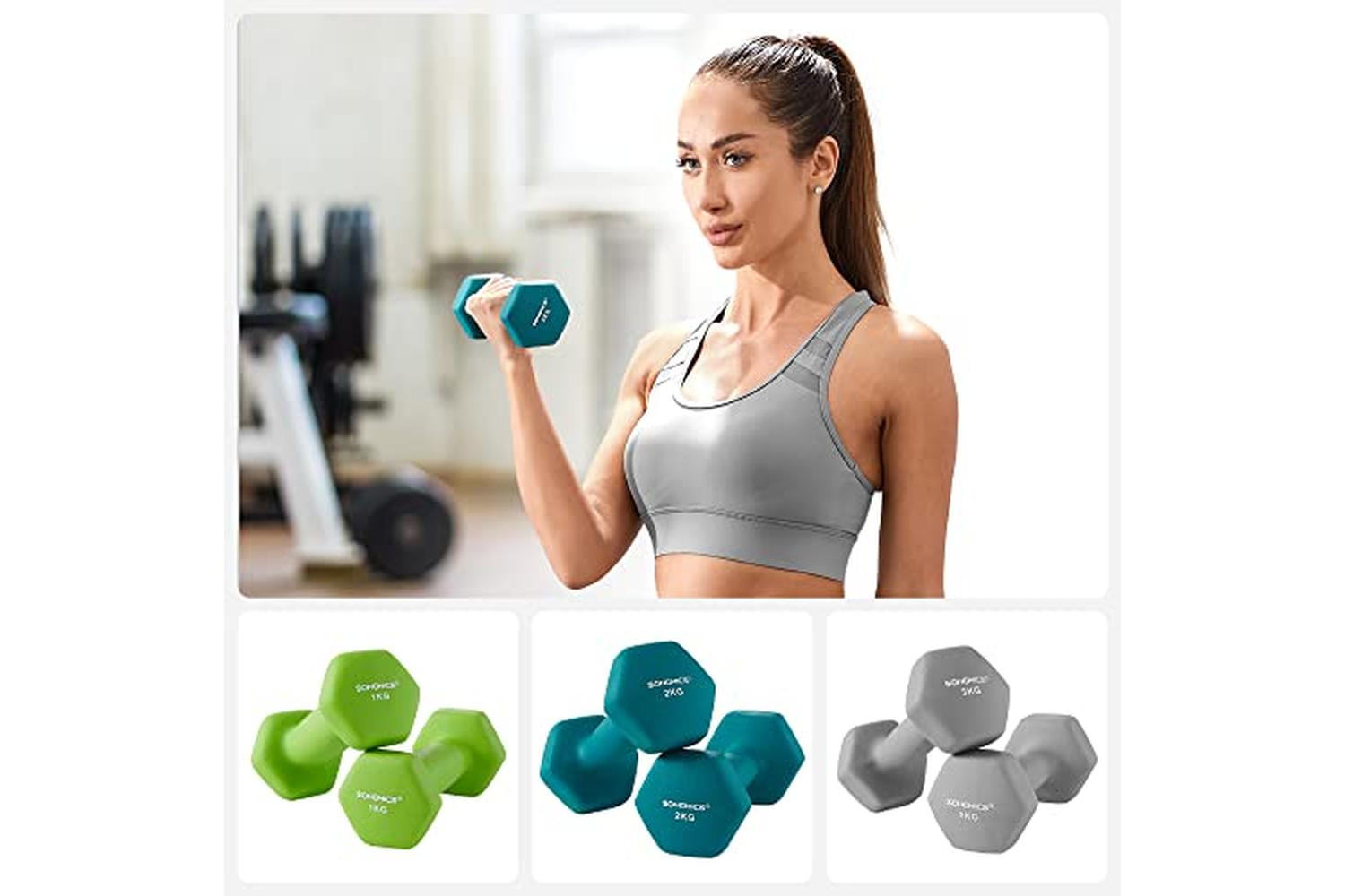 Songmics SYL612GN Dumbbell Set-6