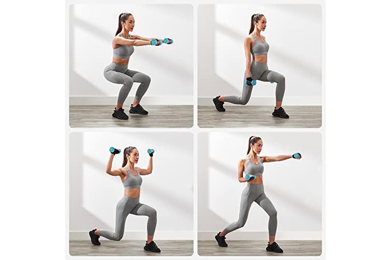 Songmics SYL612MK Dumbbell Set with Stand-3