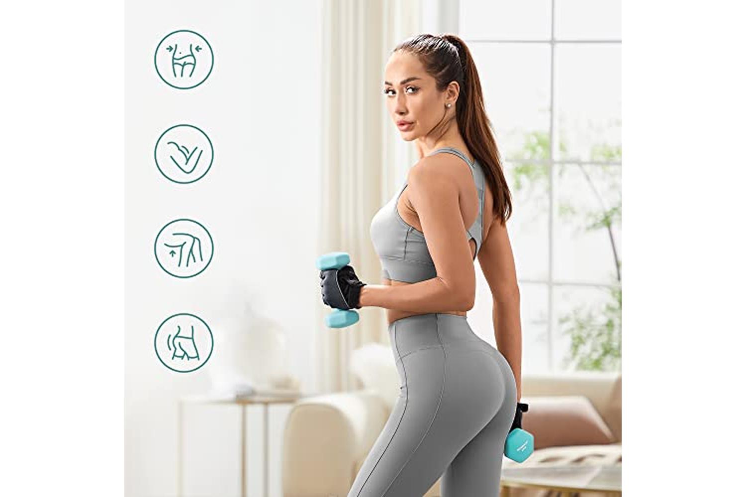 Songmics SYL612MK Dumbbell Set with Stand-4