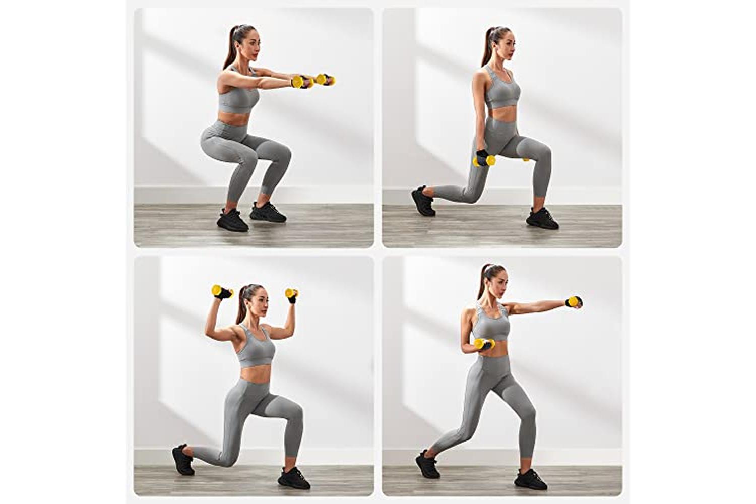 Songmics SYL62YL Dumbbells | Yellow | Set of 2-3