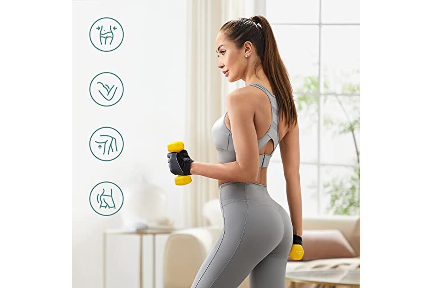 Songmics SYL62YL Dumbbells | Yellow | Set of 2-4