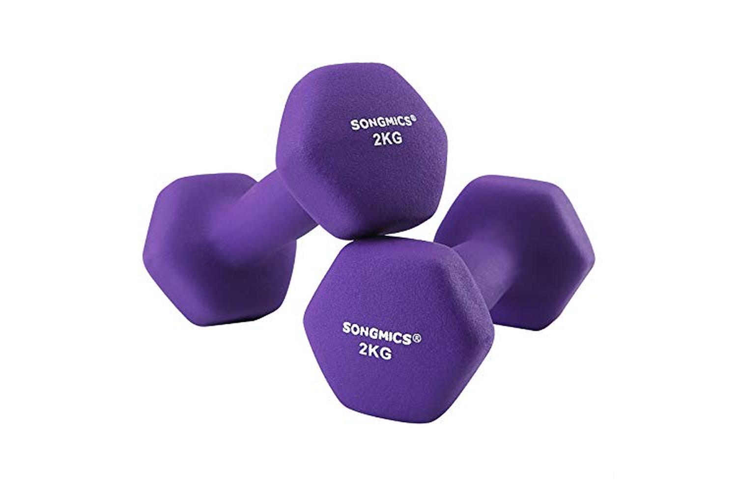 Songmics SYL64PL Dumbbells | Purple | Set of 2