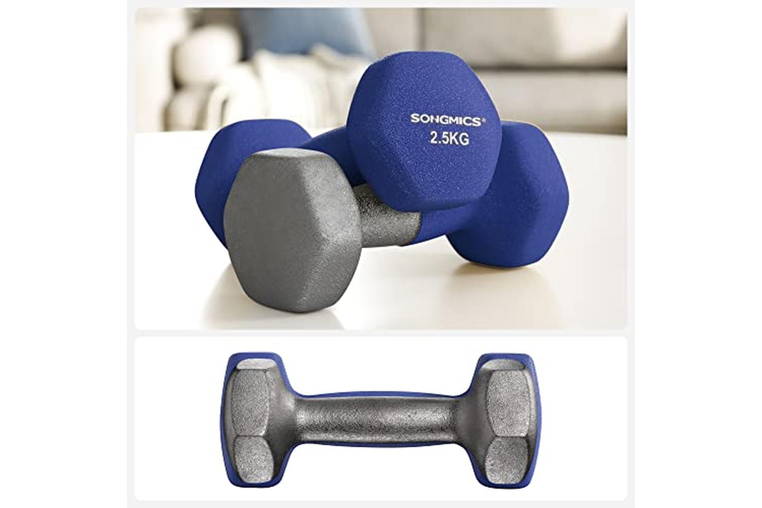 Songmics SYL65BU Dumbbells | Blue | Set of 2-7