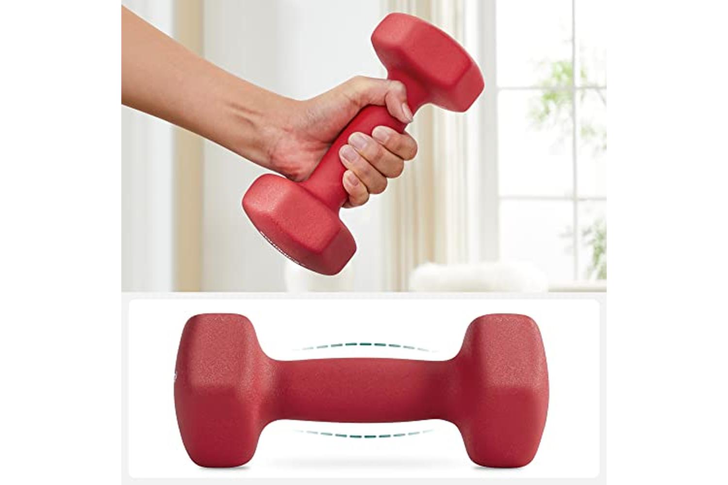 Songmics SYL66RD Dumbbells | Red | Set of 2-6