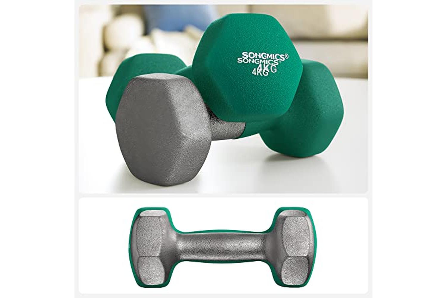 Songmics SYL68GN Dumbbells | Green | Set of 2-7