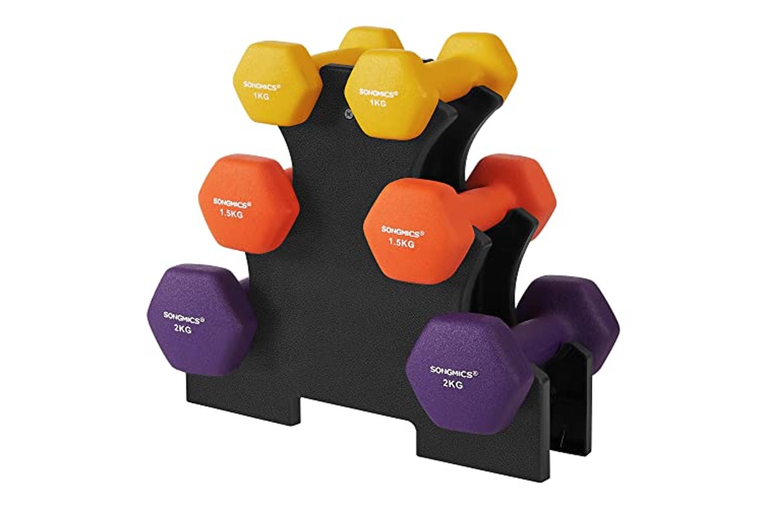Songmics SYL69BK Dumbbells | Set of 6