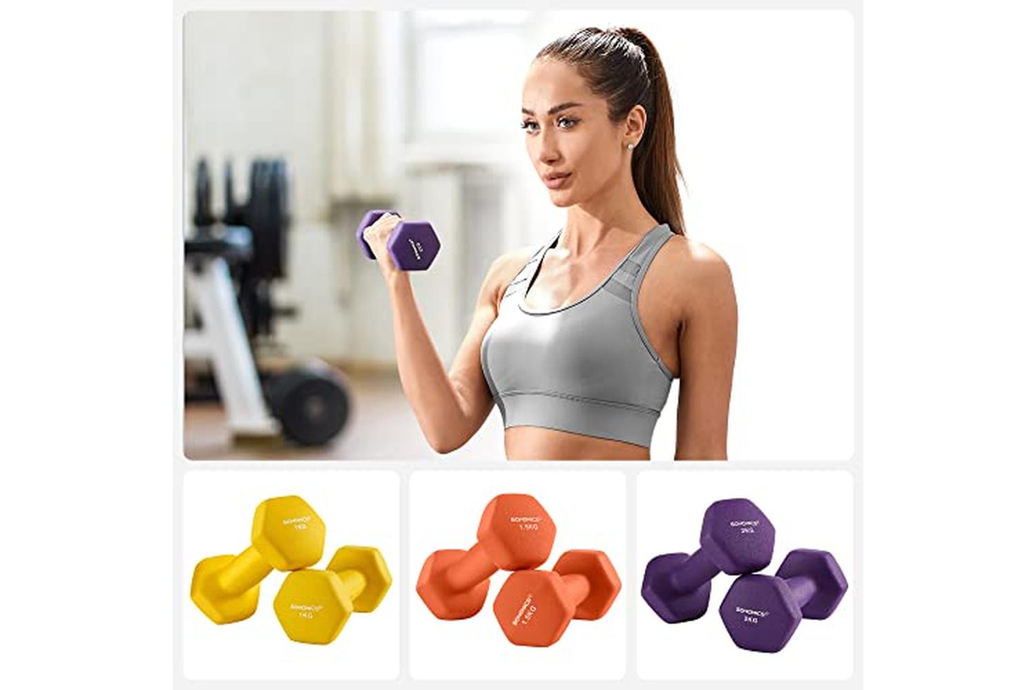 Songmics SYL69BK Dumbbells | Set of 6-6