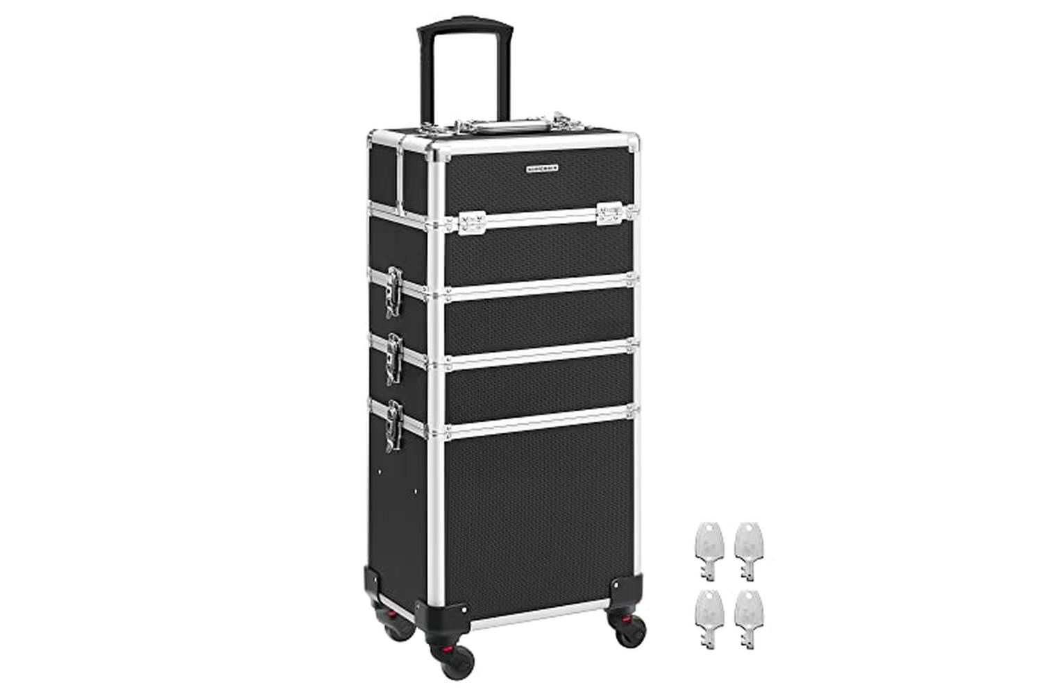 Songmics JHZ11BK XXL Cosmetic Trolley | Black