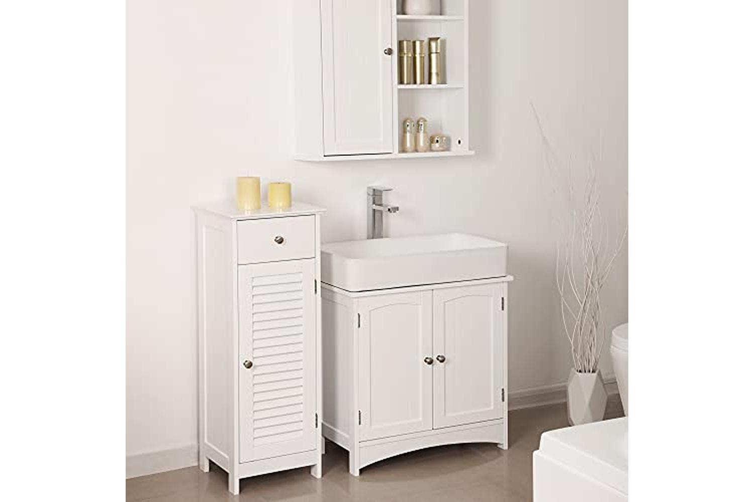Vasagle Bbc01wt - Under Sink Cabinet-5