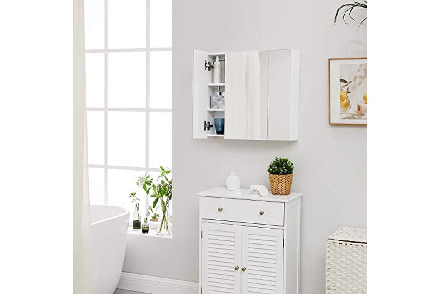 Vasagle Bbk22wtv1 - Mirror Cabinet-2
