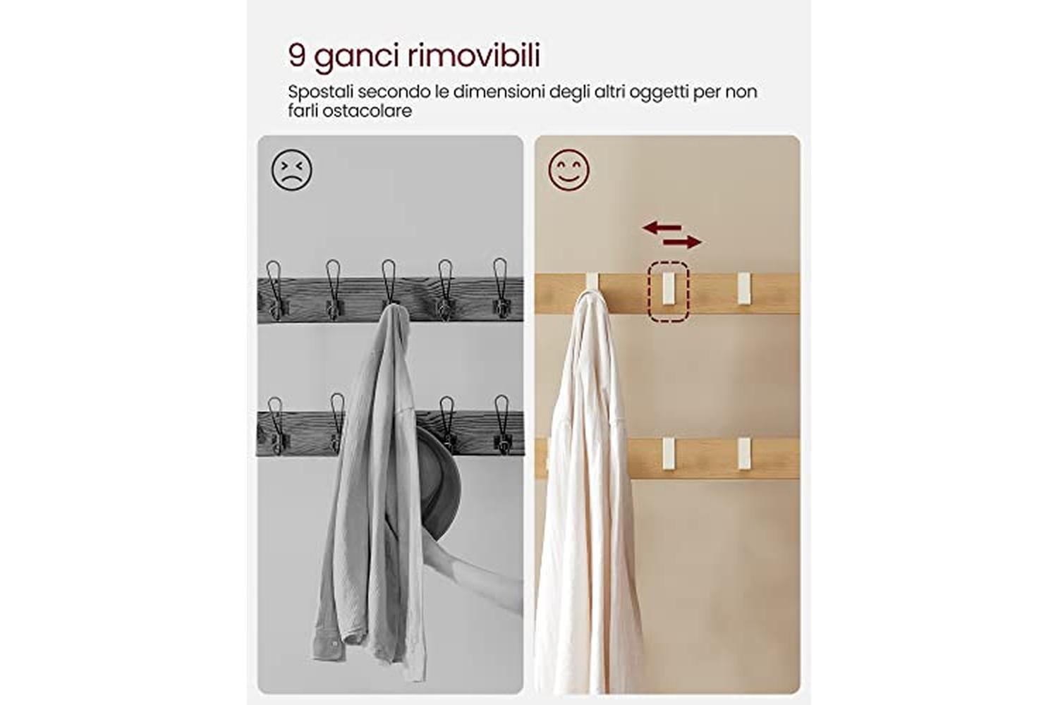 Vasagle Hsr40w - Clothes Horse-4