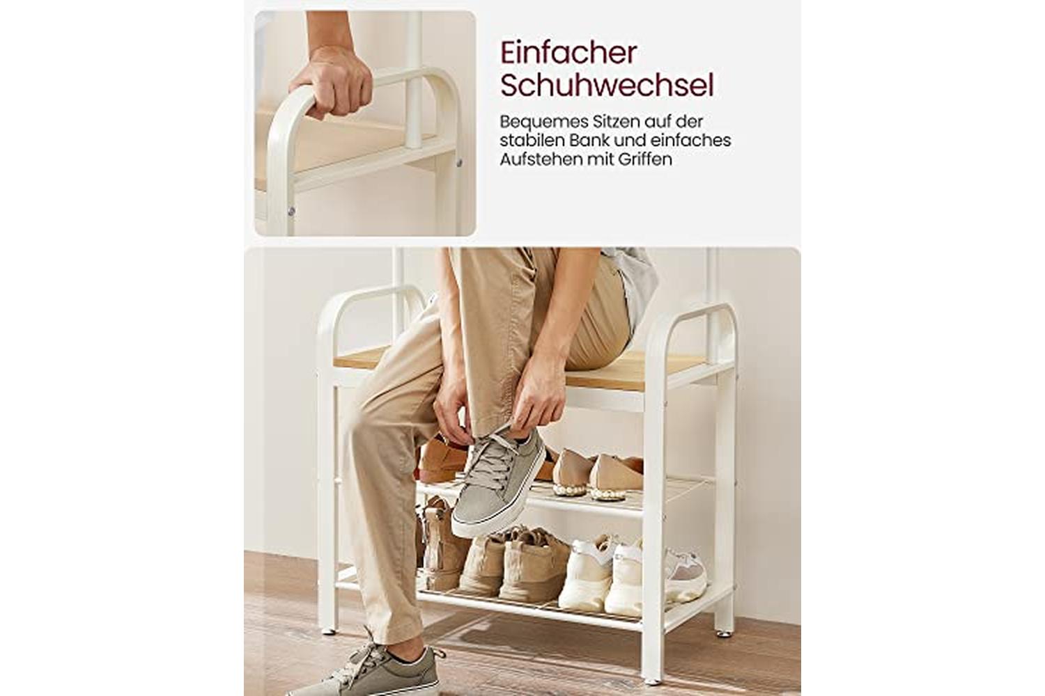 Vasagle Hsr40w - Clothes Horse-5