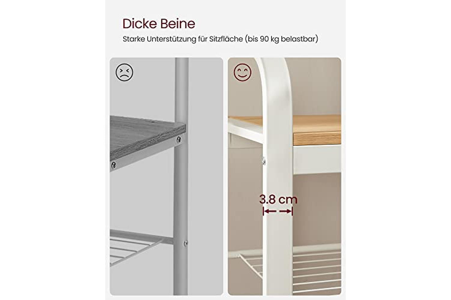 Vasagle Hsr40w - Clothes Horse-7