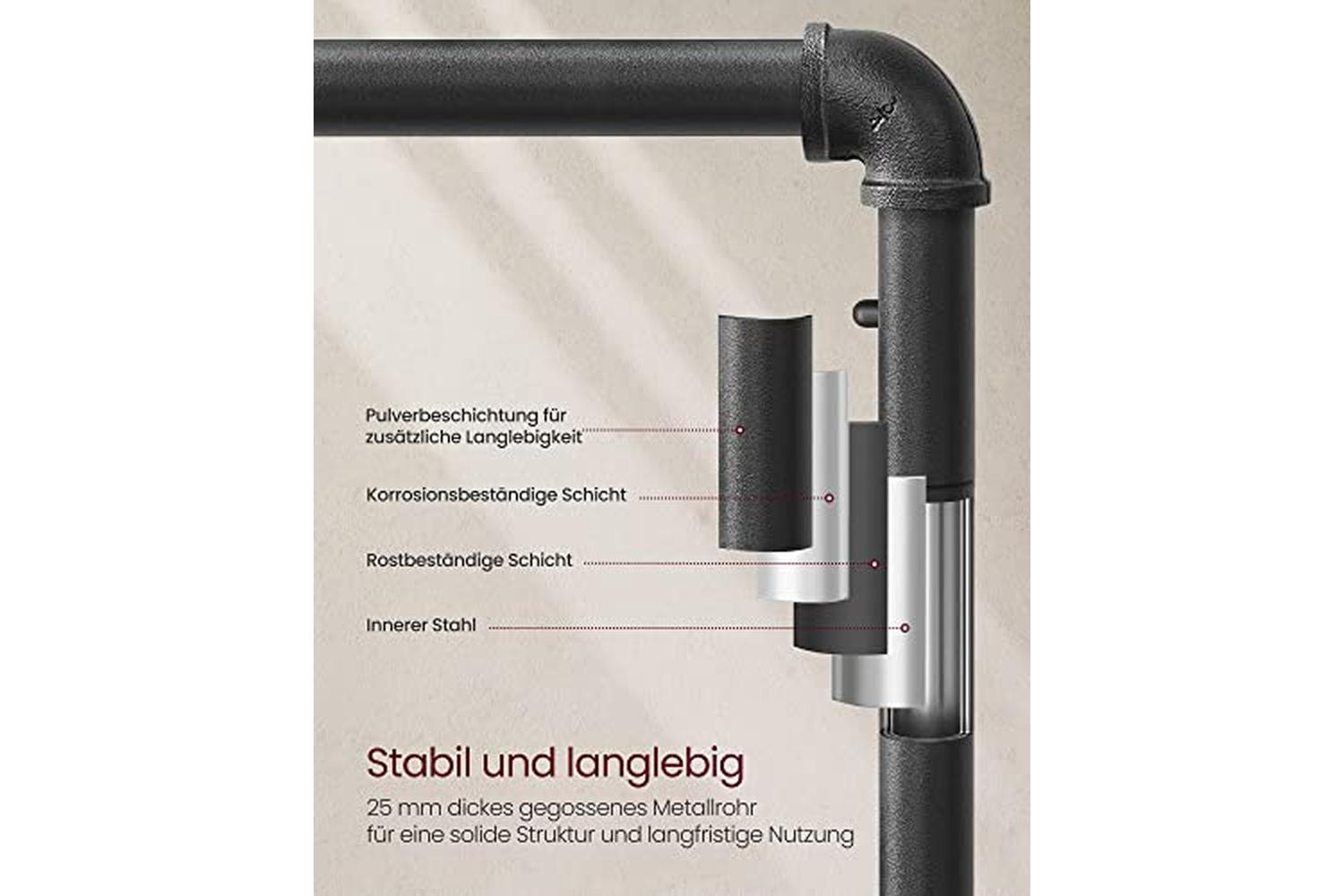 Vasagle Hsr65bxv2 - Clothes Rack-3